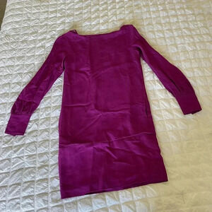Moschino purple eggplant shift dress